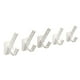 thumbnail image 3 of Xihbxyly Pack de 5 Perchas de Pared Económicas - Ganchos Adhesivos Sin Taladro para Puertas, Armarios y Dormitorios - Ganchos de Plástico Resistentes En Negro, Blanco y Gris - 10 X 5,8 X 5,5 Cm, 3 of 7