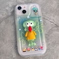 thumbnail image 2 of Funda De Teléfono Con Diseño De Animales En Aguas Transparente De Dibujos Animados 3D Compatible Con IPhone 12 13 14 11 Pro Max X Xs Xr Nnpp, 2 of 3