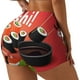 thumbnail image 1 of Fotbe Sushi Shorts Sin Costuras – Shorts Deportivos de Cintura Alta para Mujer, Elásticos para Gimnasio, Yoga, Running o Ciclismo-Medium, 1 of 8