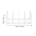 thumbnail image 3 of File Document Storage Rack Desktop Bookshelf Office Files Books Holder File Organizer, 3 of 4