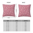 thumbnail image 6 of Wukai Red Flowers Premium Polyester Fleece Pillow Covers with Hidden Zipper Closure,Luxuriously Soft and Durable-26"x26", 6 of 7