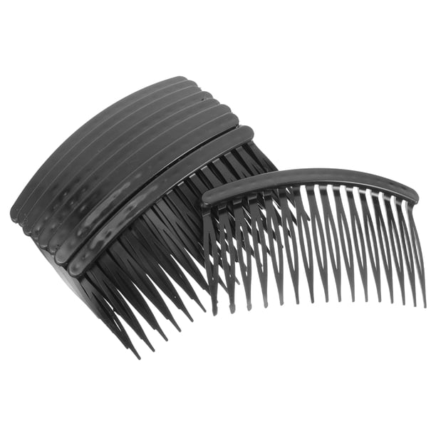 50 peines laterales de 16 dientes para el cabello, accesorios para el cabello (negros)