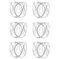 thumbnail image 2 of Ludlz 6Pcs Serviette Buckles Multi-purpose Sturdy Minimalist Design Table Decoration Napkin Rings for Wedding, 2 of 7