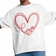 thumbnail image 5 of Camisetas casuales de manga corta con estampado de amor para hombre, camisetas gráficas para el Día de San Valentín, 5 of 8