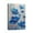 Blue And White-32, variant on Stylish Statements Blue Abstract Flower Canvas Prints, Modern Artwork for Living Room, Bedroom & Home Décor, 12x16 inches