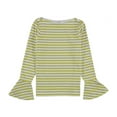 thumbnail image 2 of Ralph Lauren Womens Adelaide Pullover Blouse, Yellow, X-Large, 2 of 2