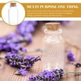 thumbnail image 3 of NICEXMAS Set of 12 Transparent Glass Storage Vials with Cork Stoppers for Craft, Spice, and Use, 3 of 5