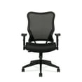 thumbnail image 4 of HON Wave Mesh High-Back Task Chair, with Height-Adjustable Arms, in Black (HVL702), 4 of 5