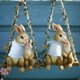 thumbnail image 5 of Garden Decoration Garden Ornaments Simulation Animal Sculpture Resin Rabbit Swing Ornaments, 5 of 5