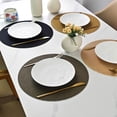 thumbnail image 2 of Set de 6 Piezas de Posplatos Redondos de 13 Pulgadas Mesa de Comedor No Resbaladiza Lavables Posplatos, 2 of 9