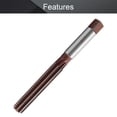 thumbnail image 3 of HUGFEGWE Hand Reamer 17mm Alloy Tool Steel H8 8 Straight Flutes 9Crsi Hand Milling Cutter Tool 1pcs CJB91-23461, 3 of 7