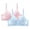 Sky Blue 2, variant on XuJwPNcy Womens Bras Lace Wireless Seamless Non-padded Full Coverage Soft Comfort No Underwire Wirefree Push up Bralette 2 PCS