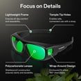 thumbnail image 4 of Gafas LED Hydroponics para cuarto de cultivo VIVOSUN, paquete de 2 con funda, 4 of 7