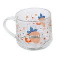thumbnail image 4 of Vaso de vidrio, vaso para beber, vaso para jugo, vaso para té, taza para acampar con asa, vaso para té, taza para leche Fresa, 4 of 9