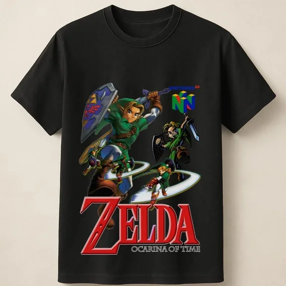 RARE Ocarina Of Time - Zelda Legend Graphic Unisex T-Shirt