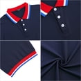 thumbnail image 4 of Men's Short Sleeve Polo Shirts Regular Fit Collared T-Shirt Casual Workout Golf Shirts, 4 of 5