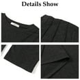 thumbnail image 6 of SHINE UP Blouses for Women Pleat Long Sleeve Shirts for Women Crewneck Casual Tunic Tops, 6 of 7