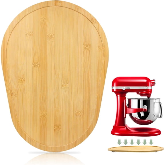 Mixer Slider Compatible with 5.5-8 QT Kitchen Aid Stand Mixers, Kitchen Countertop Storage Mover Sliding Caddy Mixer Slider Mat for Kitchen Aid Stand Mixer Accessories Attachment