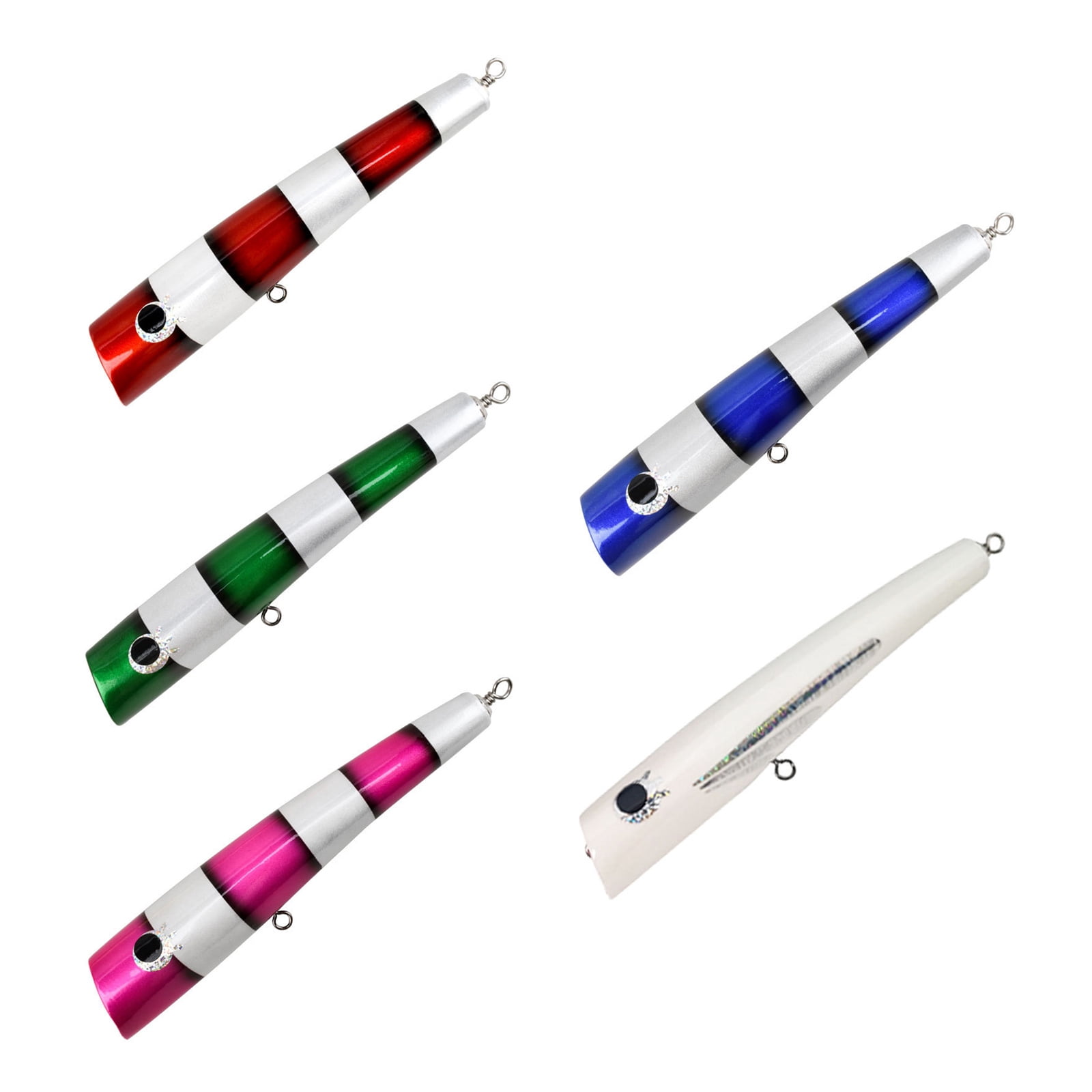 240mm Fishing Baits Wooden Angling Lures Floating Artificial Pencil Baits Crankbait Sea Fishing Tackle Trolling Lures