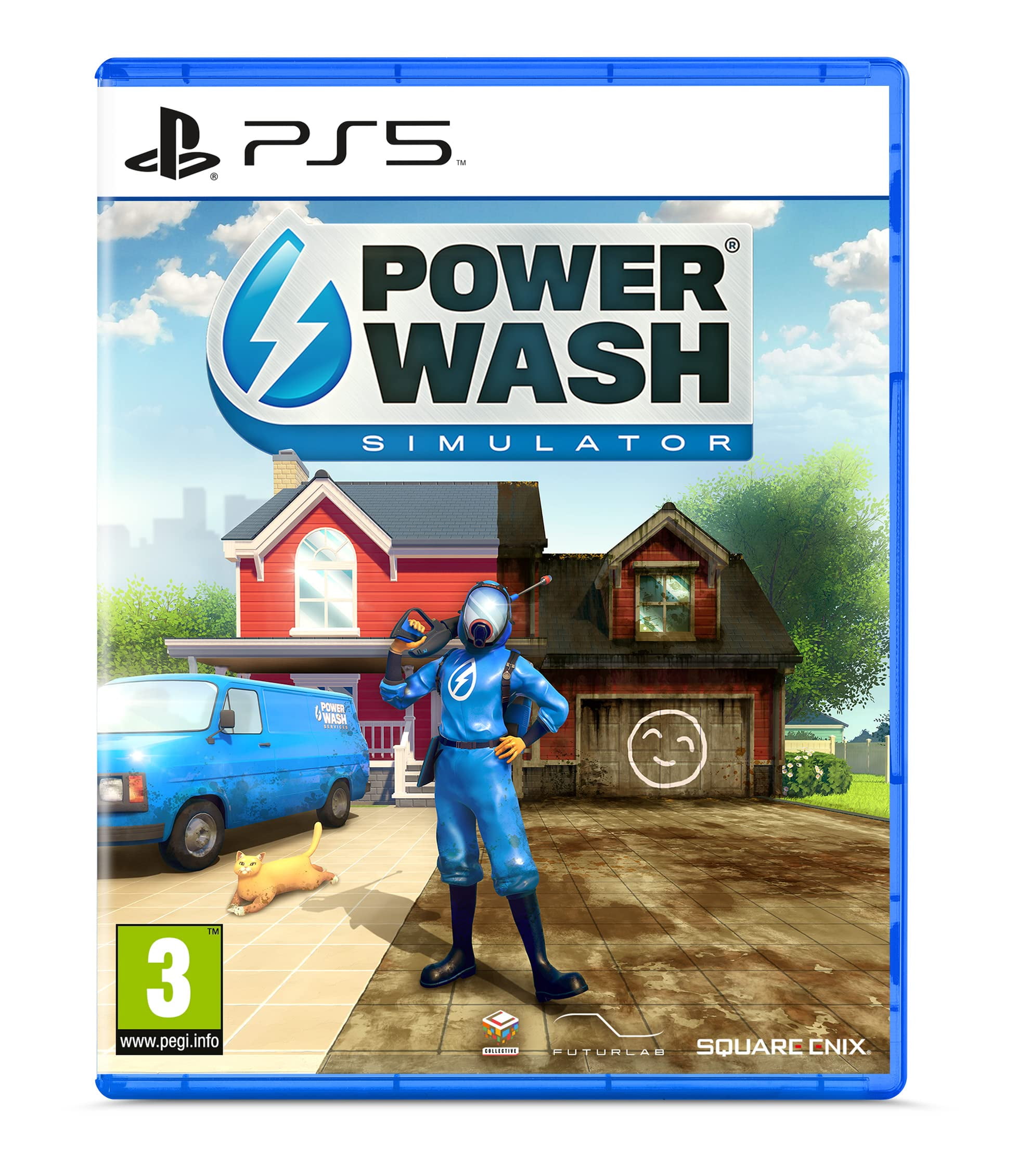 Square Enix PowerWash Simulator for PS5 game, cleaning fun