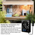 thumbnail image 5 of Smart Cooling Fan for Reptile Tank with LED Display Strong Wind Ventilation Fan Low Noise Cooling Fan(Degrees Celsius), 5 of 5
