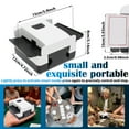 thumbnail image 2 of Automatic Card Shuffler Electric Card Shuffler Rechargeable Electric Shuffling Machine with Battery 2000 mAh for Poker, 2 of 11