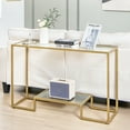 thumbnail image 2 of Costway 48" 2-Tier Console Entryway Behind Couch Table for Living Room Hallway, 2 of 10