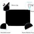 thumbnail image 3 of XIWODE Glass Dry Erase Board, 48"x 36" Wall Mounted Magnetic Glass Whiteboard, Black Frosted Surface, 3 of 8