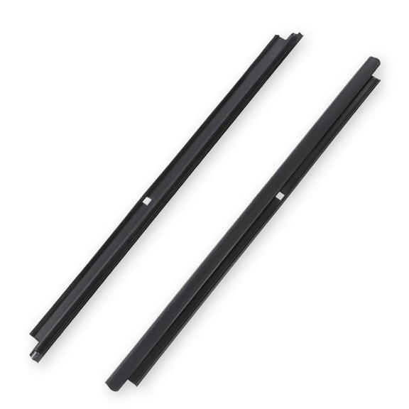 CROSSDESIGN Outer Window Sweep Felt Fit for Chevy GMC Cadillac Truck Black
