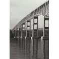 thumbnail image 2 of Vitaly, Geyman 17x24 Black Ornate Wood Framed with Double Matting Museum Art Print Titled - Hudson Bridge I, 2 of 4