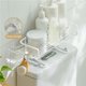 thumbnail image 5 of Soporte De Almacenamiento Montado En La Pared Estante De Almacenamiento De Baño Colgante Organizador De Almacenamiento De Hierro Multiusos Con Ganchos Para Baño Cocina Dormitorio matsuzay HA018403-00, 5 of 7