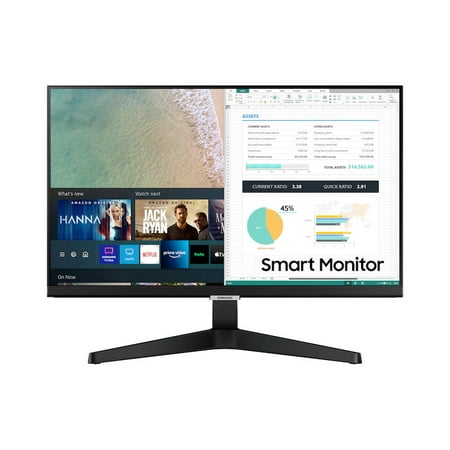 Samsung LS24AM506NNXZA-RB 24" M5 Smart Monitor Streaming TV 1920 x 1080 60Hz - Certified Refurbished