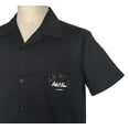 thumbnail image 4 of Black Men Shirt Solid Color Casual Workshirt, 4 of 5