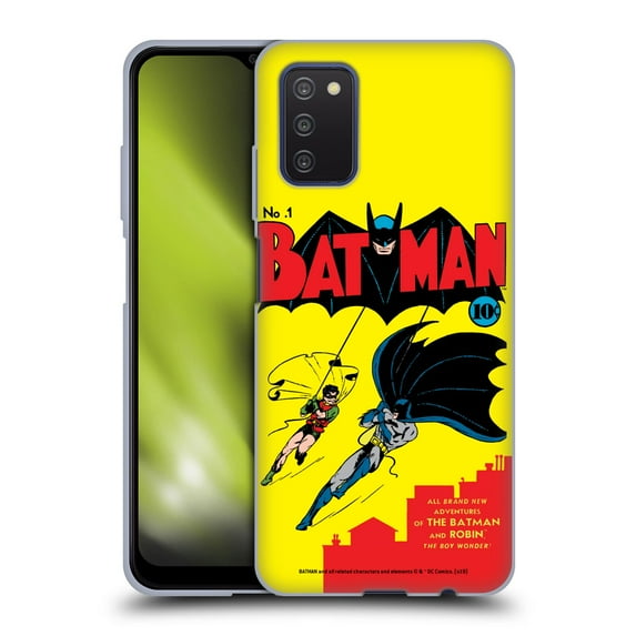 Head Case Designs Officially Licensed Batman DC Comics Famous Comic Book Covers Robin Number 1 Soft Gel Case Compatible with Samsung Galaxy A03s (2021)