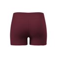 thumbnail image 2 of Pantalones cortos Under Armour Team Shorty 3 para mujer, color cardenal/blanco, 2 of 4