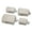 Beige, variant on 4Pcs Compression Packing Cubes Set for Suitcase, Expandable Travel Luggage Storage Bags Travel Accessories Organizers, School Supplies