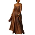 thumbnail image 3 of Swuxness Long Dresses for Women with Sleeveless and Solid Color Tassel Elegant Party Gown, 3 of 5