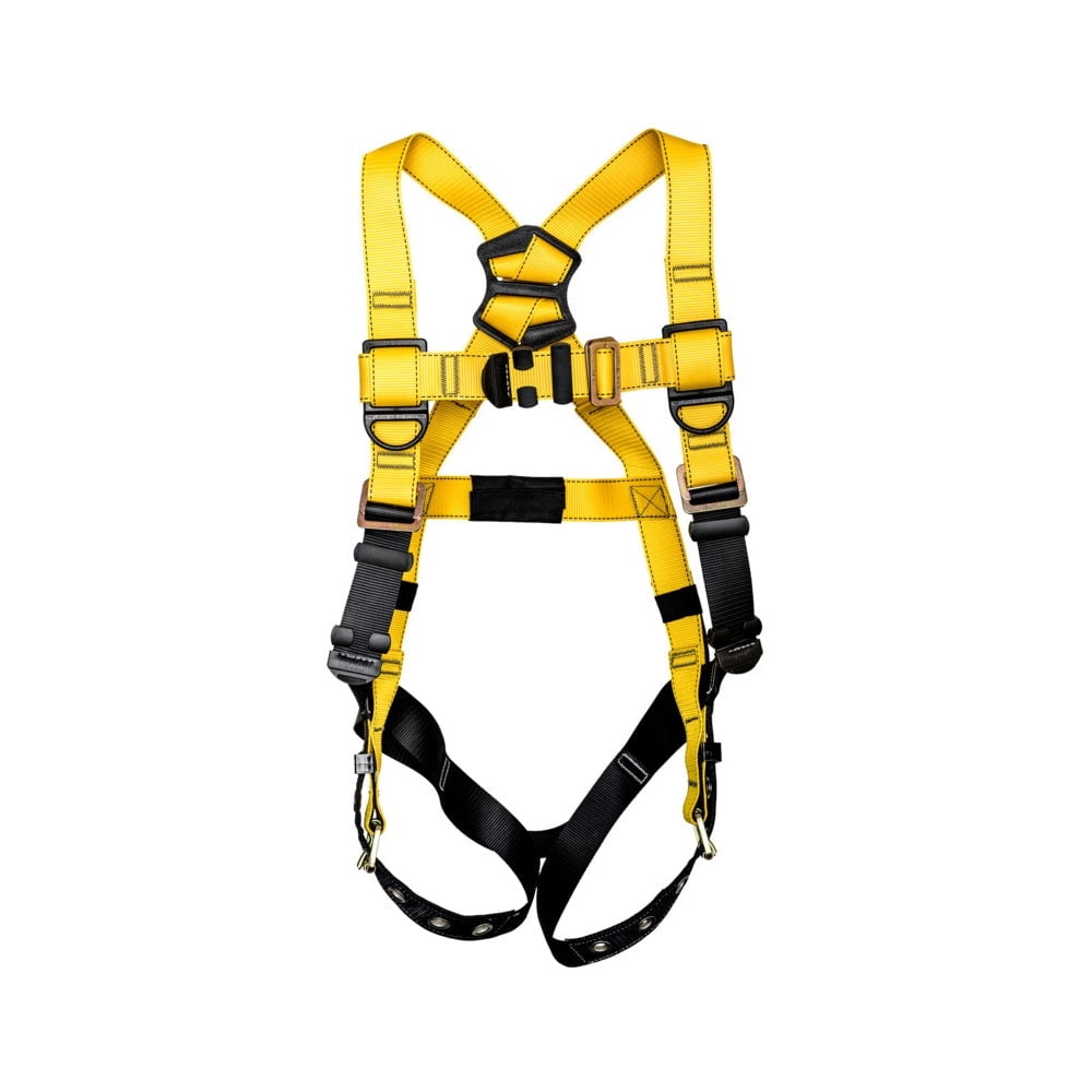 Guardian Fall Protection 37005B Full Body Harness, Series 1, Black ...