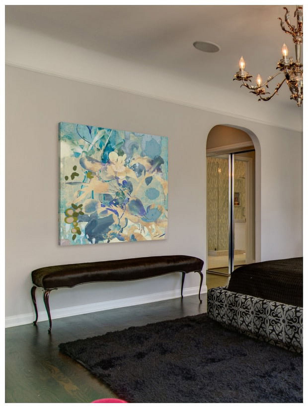 "Entwine with Orchids" Painting Print on Wrapped Canvas