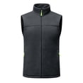thumbnail image 5 of Fleece Jacket Women Nelozsy Women's Rocking Velvetsleeveless Full Zippered Velvet Top With Zipper Pocket Outdoor Warm Shoulder Dark Gray M, 5 of 6
