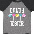 thumbnail image 4 of Inktastic Candy Tester Cute Sweets Boys or Girls Baby Bodysuit, 4 of 5