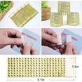 thumbnail image 2 of Napkin Rings Set of 6PCS,Rhinestone Bling Napkin Rings Holder for Wedding Birthday Party， Golden, 2 of 6