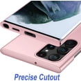 thumbnail image 5 of Case for Samsung Galaxy S22 Ultra Phone Case Protective Slim [Defend from Scratch/Slip/Drop/Fingerprint] Matte PC Hard Minimalistic Phone Cover for Samsung Galaxy S22 Ultra-Pink, 5 of 12