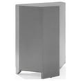 thumbnail image 3 of Pemberly Row MDF Wood Corner Storage Cabinet in Distressed Gray, 3 of 10