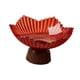 thumbnail image 4 of Frutero con pedestal, bandeja para frutas, práctico, moderno, regalo, decoración, elegante, para servir. Rojo claro, 4 of 9