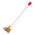 OULII Liquid Level Gauge 1/4 Thread Acrylic Metal Water Level Indicator ...