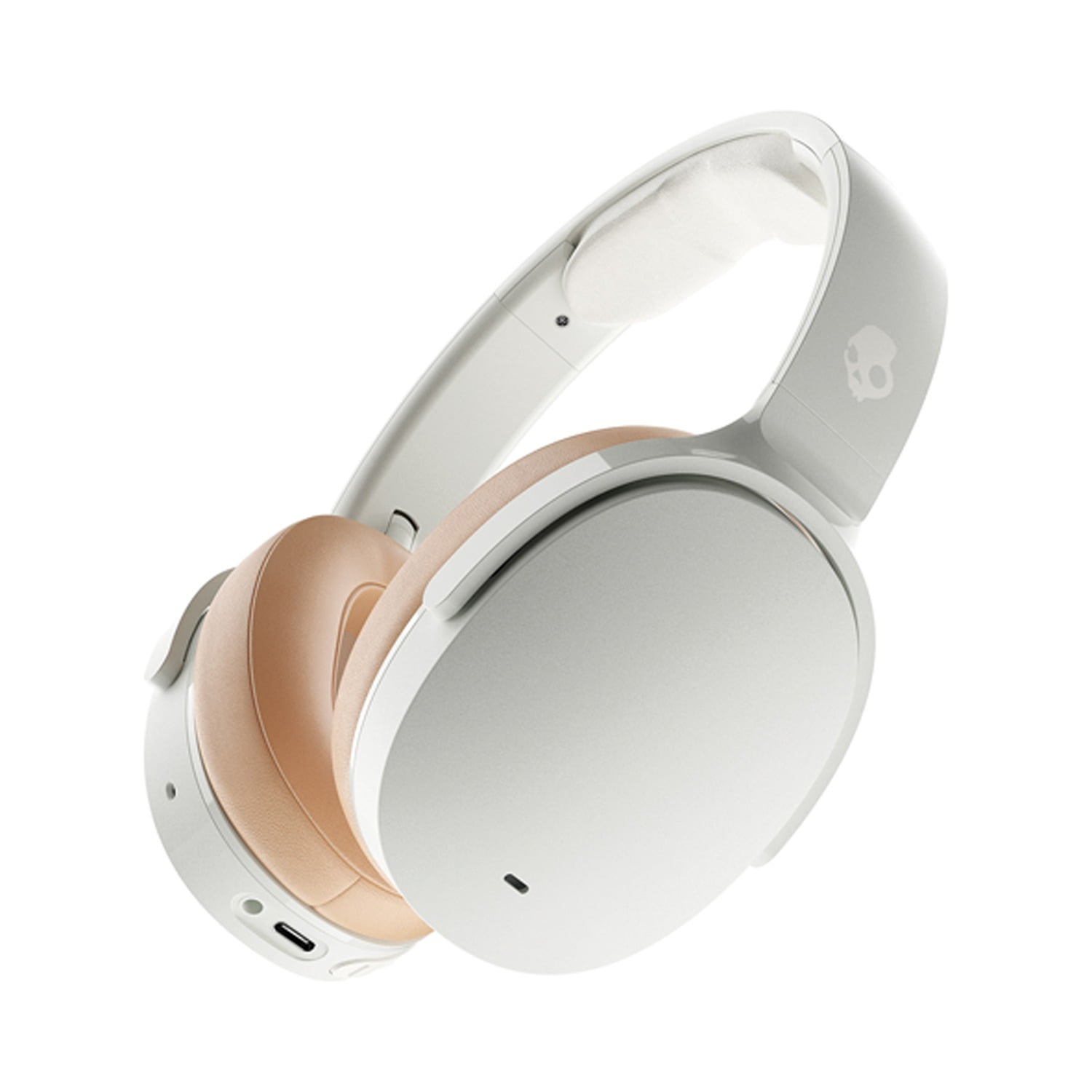 Skullcandy Hesh ANC Bluetooth Folding Over-Ear Headphones with Mics and 3.5-mm Aux Input, Stay-Aware Mode, up to 22 Hours Play Time, White