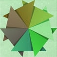 thumbnail image 1 of Ahgly Company Machine Washable Indoor Square Transitional Green Onion Green Area Rugs, 4' Square, 1 of 7