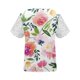 thumbnail image 5 of ICHUANYI Clearance Women Fashion Summer Sexy Fold Printed Regular Women Short Sleeves V Neck Button Top(Hot Pink, L) ICHUANYI WER2023080912579, 5 of 5