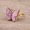 Purple, variant on Ladies Rotatable Butterfly Enamel Gold And Copper Ring